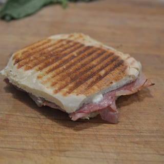Salami and Prosciutto Panini